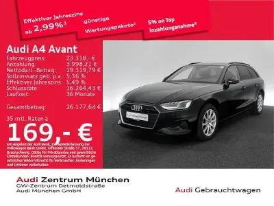 Gebraucht Audi A4 150 PS (110 kW) 2023 Brillantschwarz Kombi