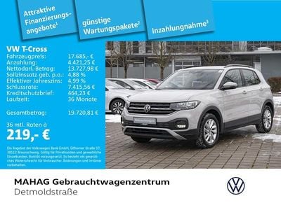 Gebraucht VW T-Cross Life 95 PS (69 kW) 2023 Grau SUV