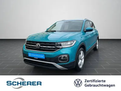 Używany VW T-Cross Style 110 KM (80 kW) 2022 Turkusowy SUV