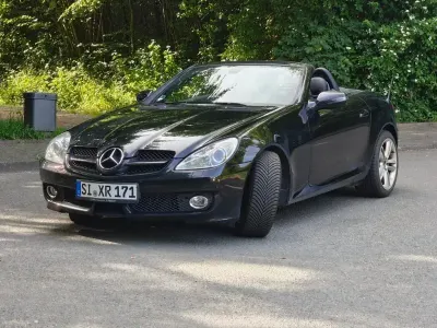 Gebraucht Mercedes SLK200 184 PS (135 kW) 2009 Schwarz Cabrio