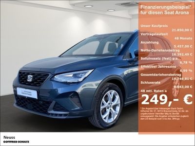 gebraucht Seat Arona 1.0TSI DSG NAVI LED KAMERA KLIMA CARPLAY FR