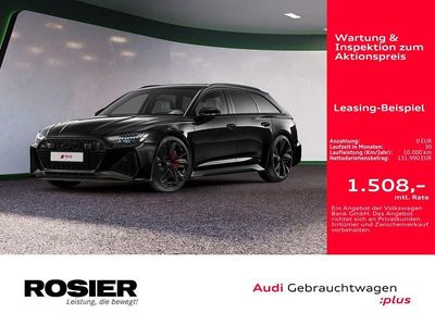 Schwarz / mythosschwarz Gebraucht 2025 Audi RS6 Performance Kombi | 131.990 € (Fairer Preis)