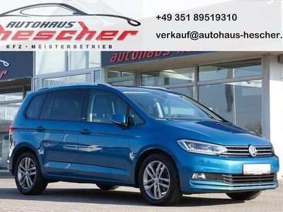 Gebraucht VW Touran Sound 150 PS (110 kW) 2017 Blau Van / Kleinbus