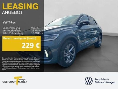 Begagnad VW T-Roc R-line 150 HK (110 kW) 2025 Blå SUV