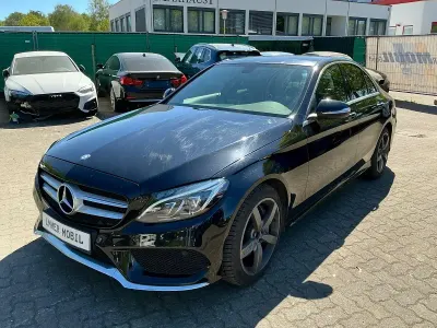 Brugt Mercedes C400 AMG line 333 HK (244 kW) 2015 Sort Sedan