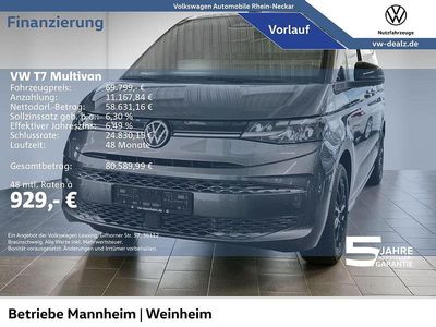 Nuova VW Multivan 204 CV (150 kW) 2026 Grigio Monovolume