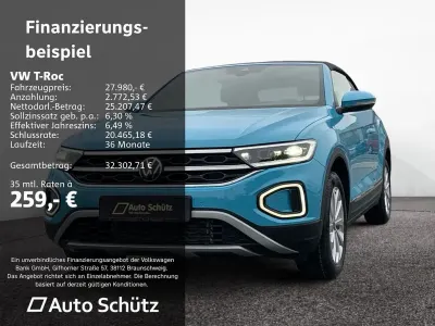 Gebraucht VW T-Roc Cabriolet 116 PS (85 kW) 2026 Blau Cabrio
