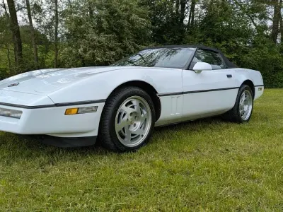 Gebraucht Corvette C4 247 PS (181 kW) 1992 Weiß Cabrio