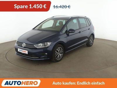 Gebraucht VW Golf Sportsvan Allstar 110 PS (80 kW) 2016 Blau Van / Kleinbus