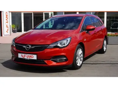 Gebraucht Opel Astra Elegance 131 PS (96 kW) 2021 Chili rot/kardio rot Kombi