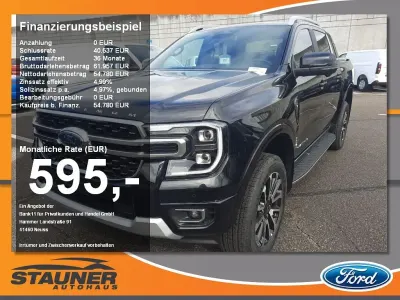 Ny Ford Ranger Platinum 241 HK (177 kW) 2026 Svart Pickup
