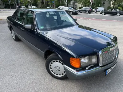 Gebraucht Mercedes 420 204 PS (150 kW) 1987 Blau Limousine