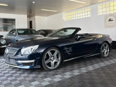 Gebraucht Mercedes SL350 AMG line 306 PS (225 kW) 2012 Blau Cabrio