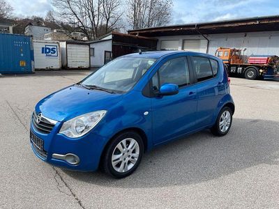 Gebraucht Opel Agila Edition 94 PS (69 kW) 2011 Blau Kleinwagen