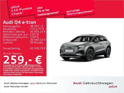 Gebraucht Audi Q4 e-tron S-Line 219 kW (299 PS) 2023 Taifungrau metallic SUV