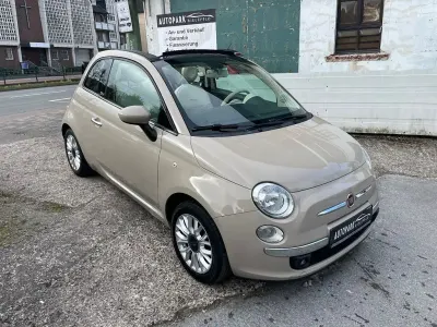 Begagnad Fiat 500C Lounge 69 HK (50 kW) 2015 Beige Cab