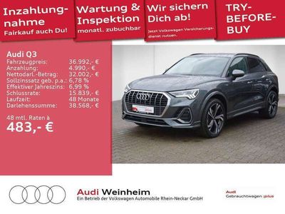 gebraucht Audi Q3 S line 35 TFSI S tronic