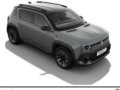 Neu Renault 4 E-Tech Iconic 110 kW (150 PS) 2026 Schiefergrau, schwarzes dach SUV