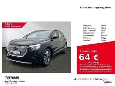 Gebraucht Audi Q4 e-tron Advanced 150 kW (204 PS) 2023 Mythosschwarz metallic SUV