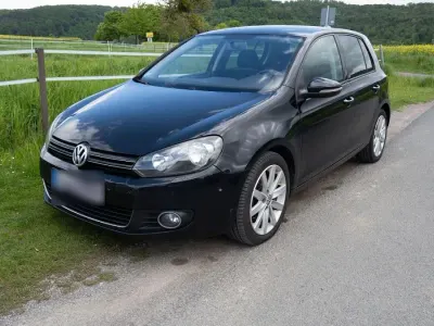 Gebraucht VW Golf VI Comfortline 122 PS (89 kW) 2009 Schwarz Kleinwagen