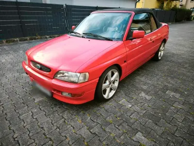 Gebraucht Ford Escort Cabriolet 1993 Rot Cabrio