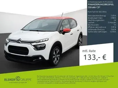 Usata Citroën C3 Shine 82 CV (60 kW) 2022 Bianco Utilitaria