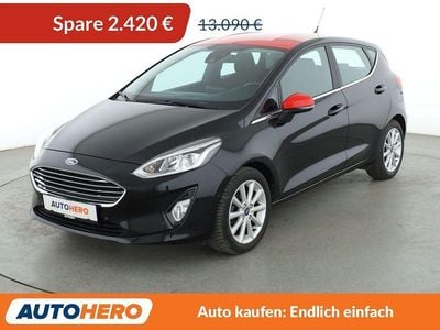 Gebraucht Ford Fiesta Titanium 101 PS (74 kW) 2018 Schwarz Kleinwagen