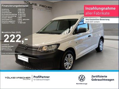 Gebraucht VW Caddy 75 PS (55 kW) 2021 Weiß Van / Kleinbus