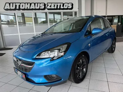 Gebraucht Opel Corsa 90 PS (66 kW) 2019 Blau Kleinwagen