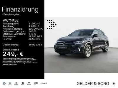Brugt VW T-Roc R-line 150 HK (110 kW) 2025 Sort SUV