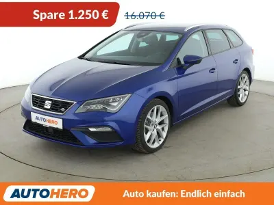 Używany Seat Leon FR 179 KM (131 kW) 2017 Niebieski Kombi