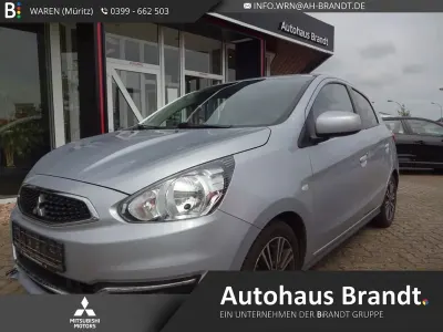 Gebraucht Mitsubishi Space Star Diamant Edition 80 PS (58 kW) 2017 Silber Kleinwagen