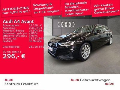 Gebraucht Audi A4 150 PS (110 kW) 2023 Schwarz Kombi