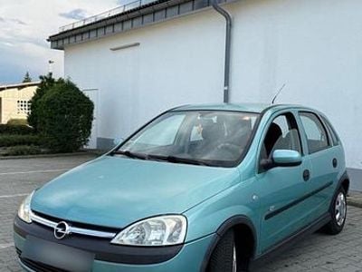 Gebraucht Opel Corsa 75 PS (55 kW) 2003 Blau Kleinwagen