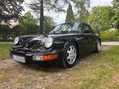 Gebraucht Porsche 911 Carrera 4 Cabriolet 250 PS (183 kW) 1991 Schwarz Cabrio