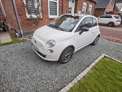 Gebraucht Fiat 500 Pop Star 69 PS (50 kW) 2015 Weiß Kleinwagen