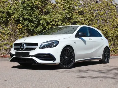 Brugt Mercedes A45 AMG AMG 381 HK (280 kW) 2017 Hvid Sedan