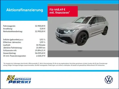 Gebraucht VW Tiguan Allspace Style 150 PS (110 kW) 2022 Silber SUV