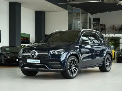 Gebraucht Mercedes GLE450 AMG AMG line 367 PS (269 kW) 2020 Cavansitblau  metalliclack SUV