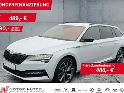 Second-hand Skoda Superb SportLine 200 CP (147 kW) 2024 Alb Break