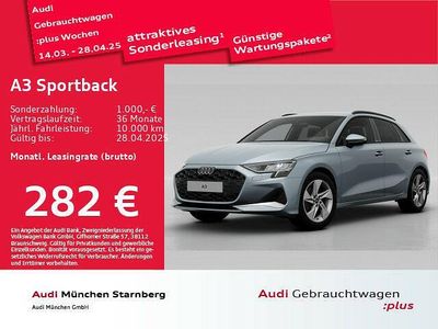 Gebraucht Audi A3 Advanced Plus 116 PS (85 kW) 2024 Grau Limousine