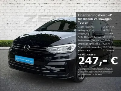 Usado VW Touran Highline 150 CV (110 kW) 2024 Negro Monovolumen
