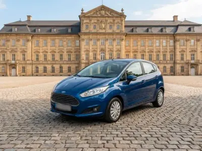 Gebraucht Ford Fiesta 60 PS (44 kW) 2014 Blau Kleinwagen