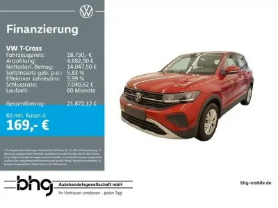 Gebraucht VW T-Cross 95 PS (69 kW) 2025 Rot SUV
