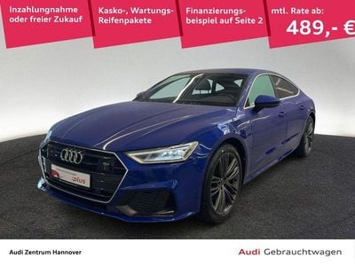 Second-hand Audi A7 S-Line 286 CP (210 kW) 2022 Albastru Berlinǎ