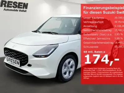 Neu Suzuki Swift Comfort 81 PS (59 kW) 2026 Weiß Kleinwagen