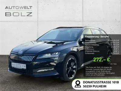 Gebraucht Skoda Superb SportLine 218 PS (160 kW) 2022 Schwarz Kombi