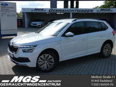 Gebraucht Skoda Kamiq Tour 95 PS (69 kW) 2022 Moonweiss metallic SUV