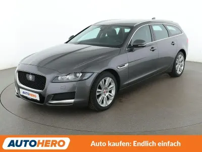 Occasion Jaguar XF Portfolio 163 PK (119 kW) 2018 Grijs Stationwagen