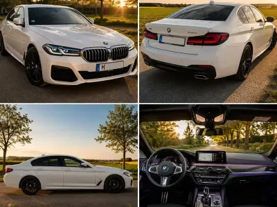 Gebraucht BMW 540 M Sport 333 PS (244 kW) 2023 Weiß Limousine